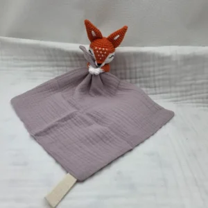 Doudou Renard attache sucette