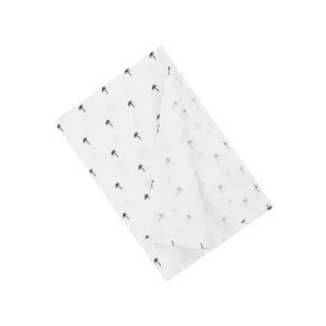 Tissu Gaze de Coton Bébé Palmier