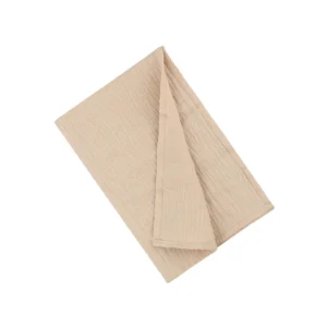 Couverture Bebe Gaz De Coton Beige