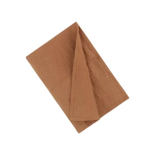 Couverture Bebe Gaze de Coton Marron