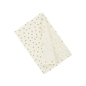Lange Bébé Gaze De Coton à Pois Noir