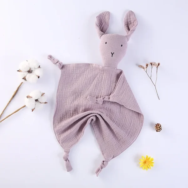 Doudou Lapin Naissance Violet
